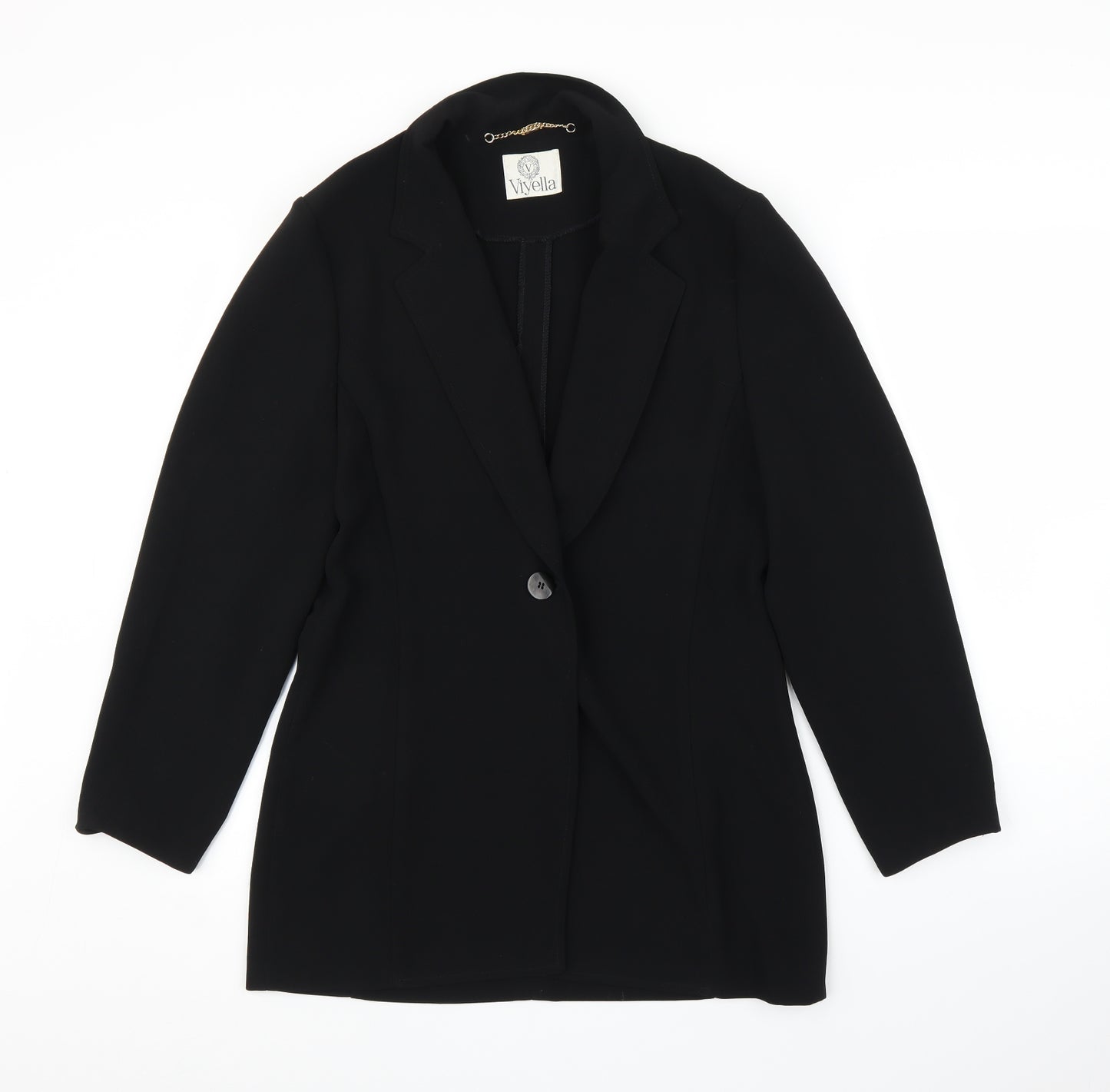 Viyella Womens Black   Cardigan Jumper Size 10
