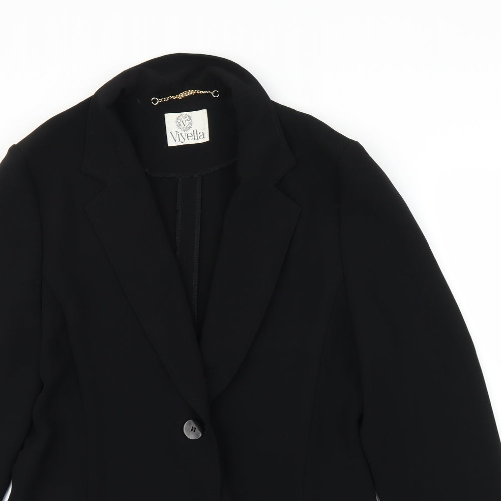 Viyella Womens Black   Cardigan Jumper Size 10