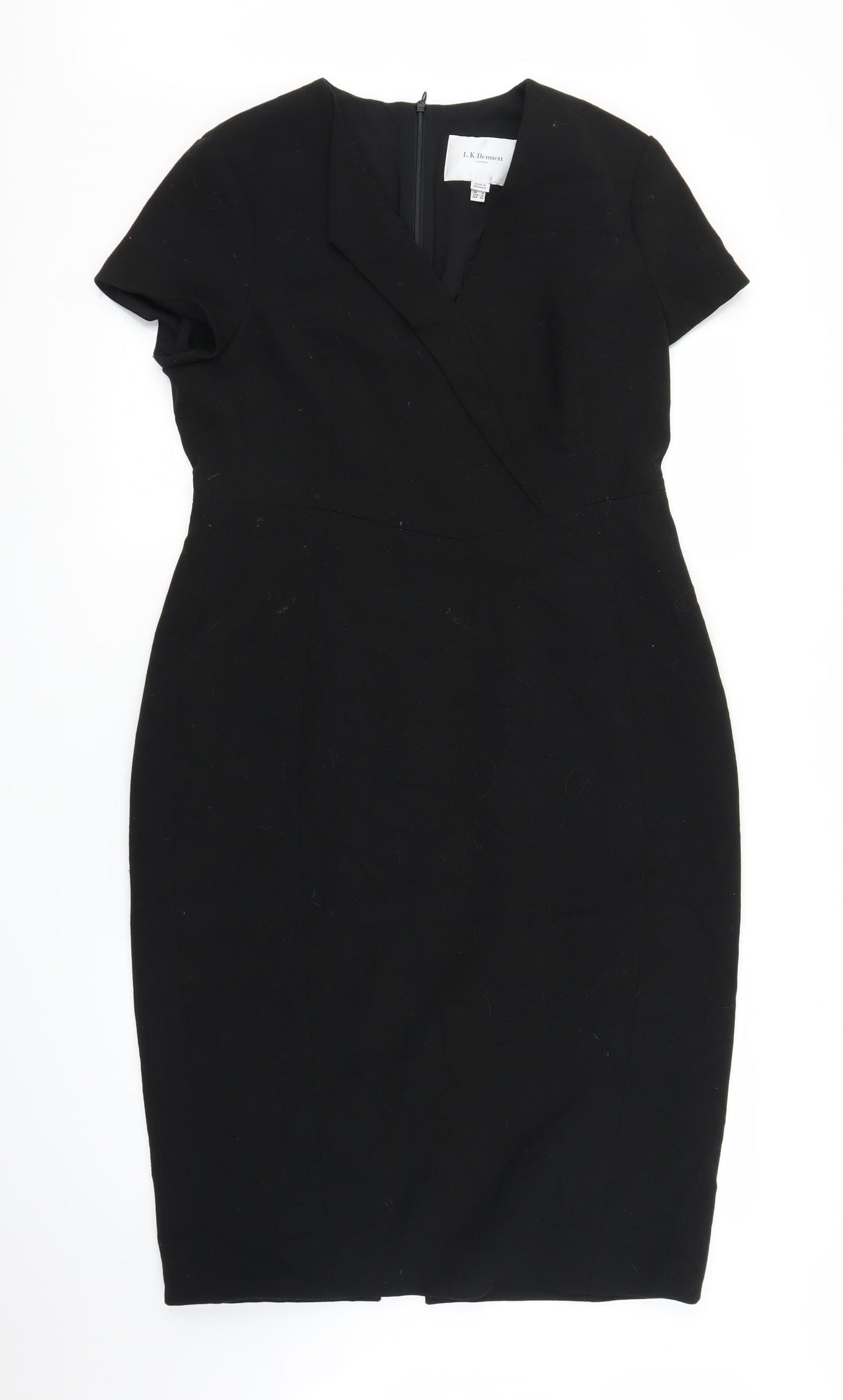 LK Bennett Womens Black   Sheath  Size 16