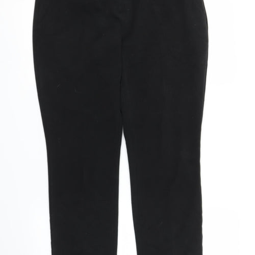 M&S Womens Black   Trousers  Size 12 L27 in