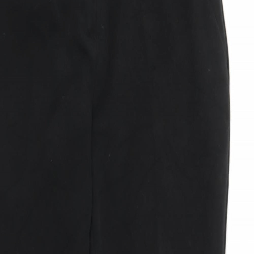 M&S Womens Black   Trousers  Size 12 L27 in