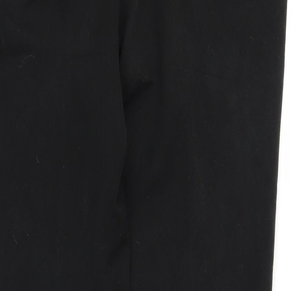 M&S Womens Black   Trousers  Size 12 L27 in