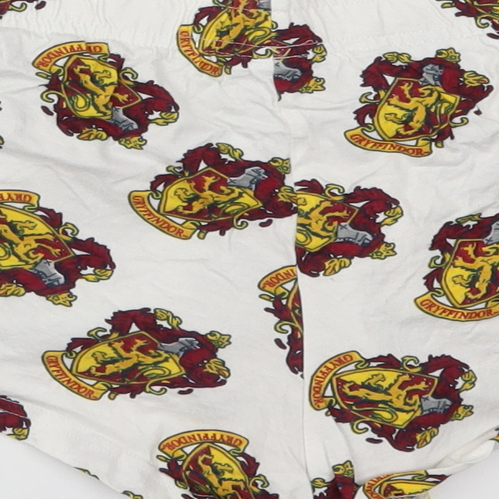 Preworn Womens White   Hot Pants Shorts Size 32 in - Gryffindor