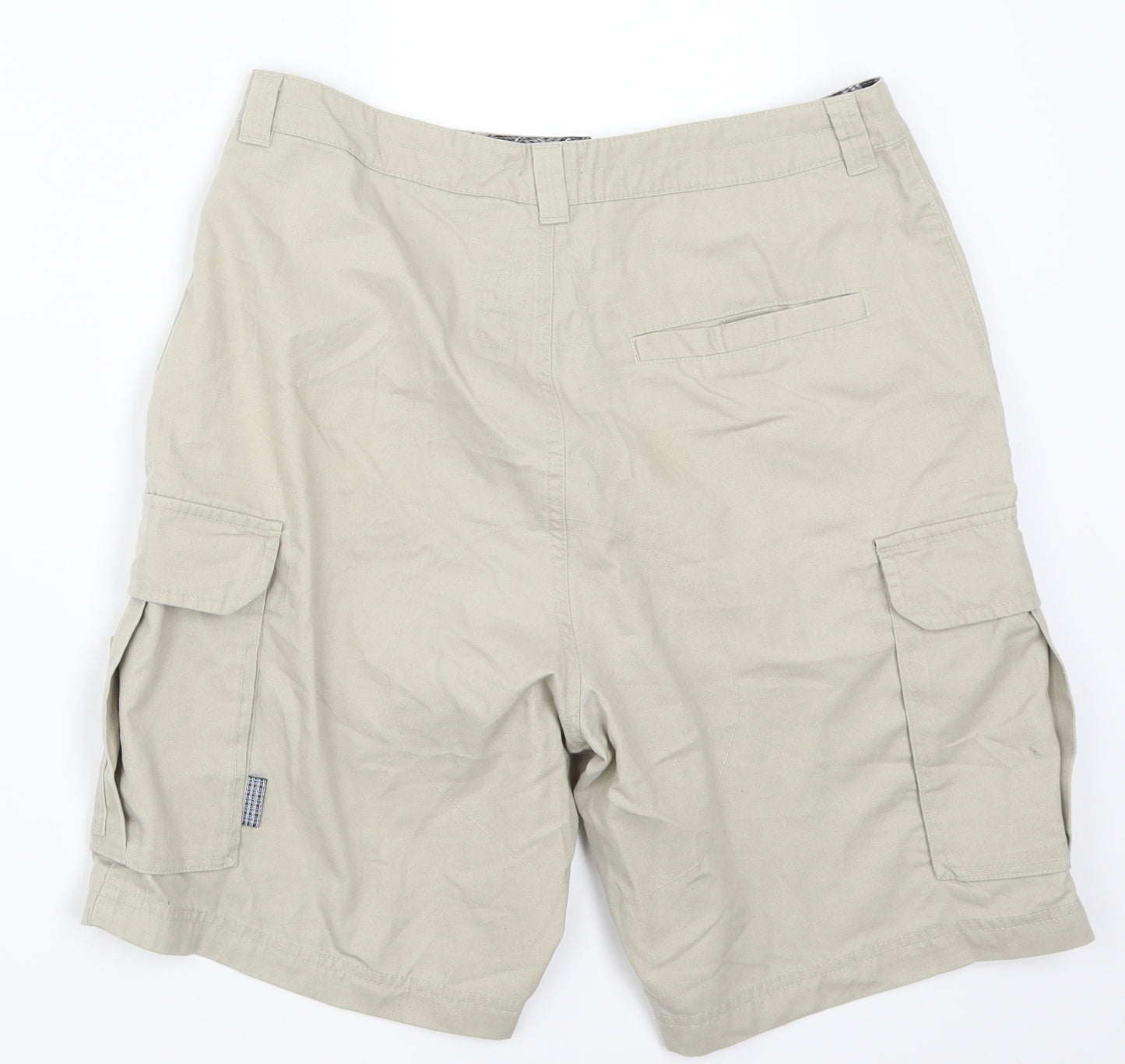 Reebok Mens Beige   Cargo Shorts Size XS