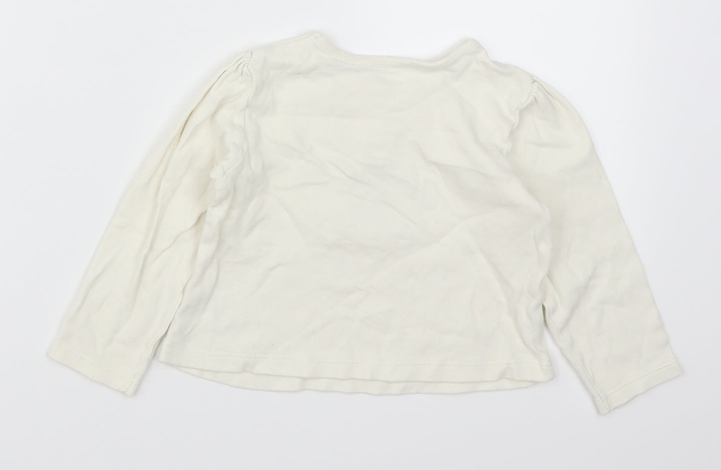 George Baby White   Basic T-Shirt Size 18-24 Months  - Mommy's Little Star