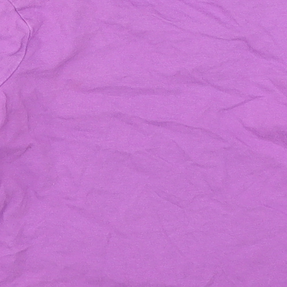 George Girls Purple   Basic T-Shirt Size 18-24 Months  - Bunny Rabbits