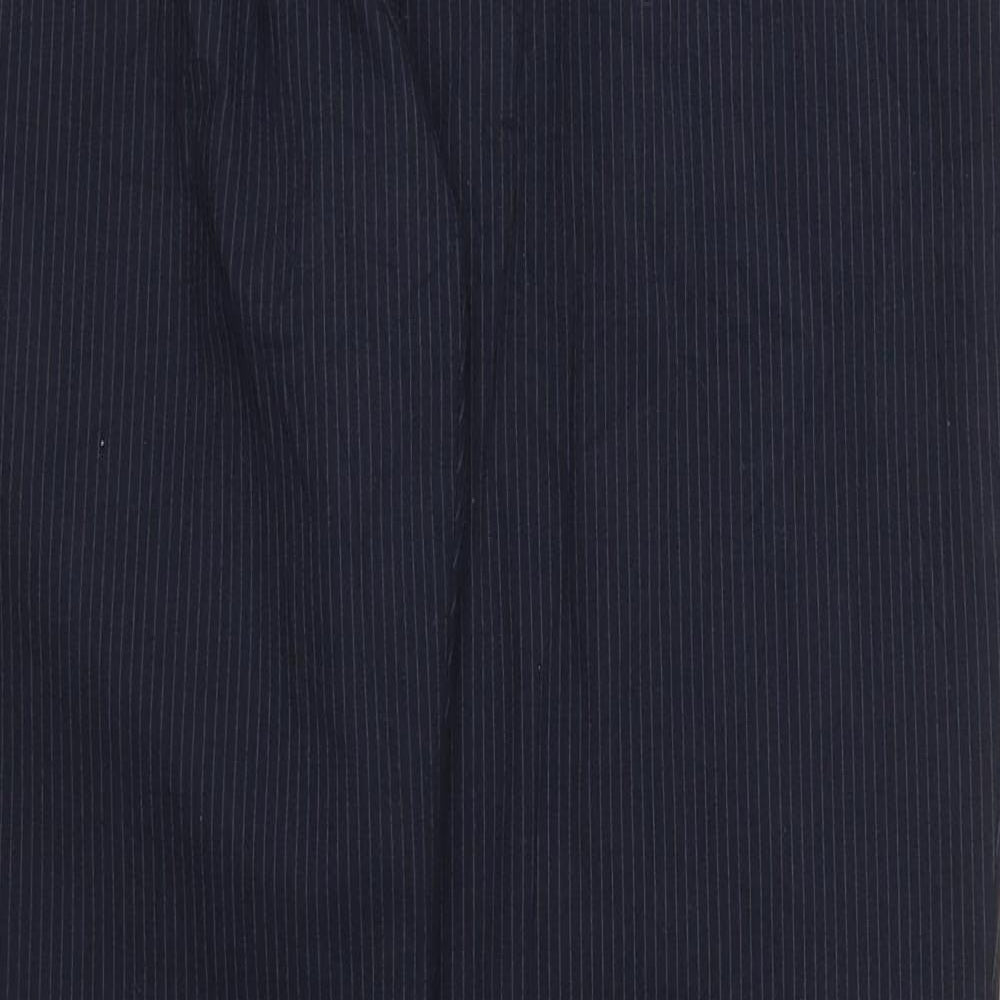 Uniqlo Mens Blue Striped  Trousers  Size 32 L31 in