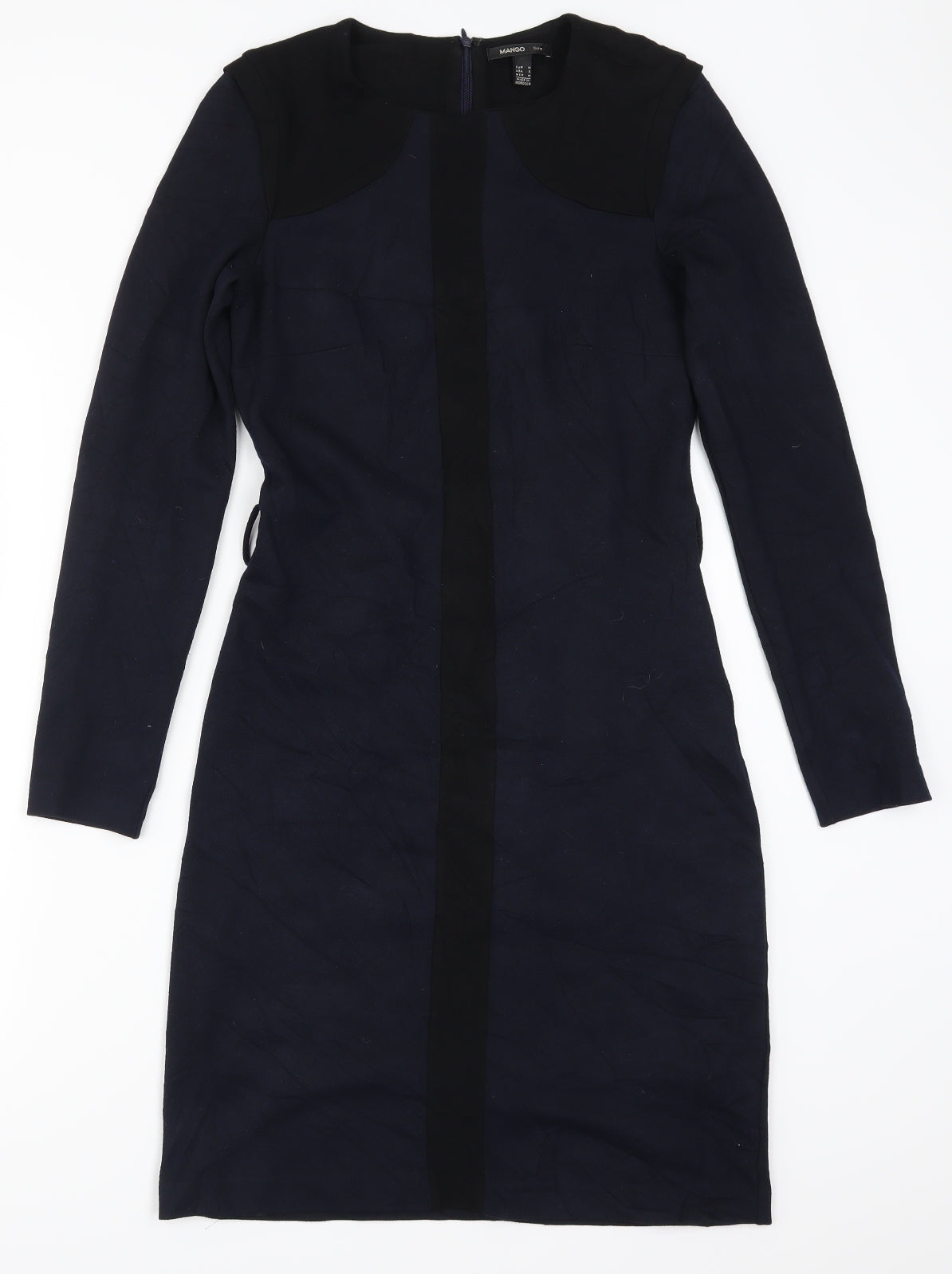 Mango Womens Blue   Pencil Dress  Size M