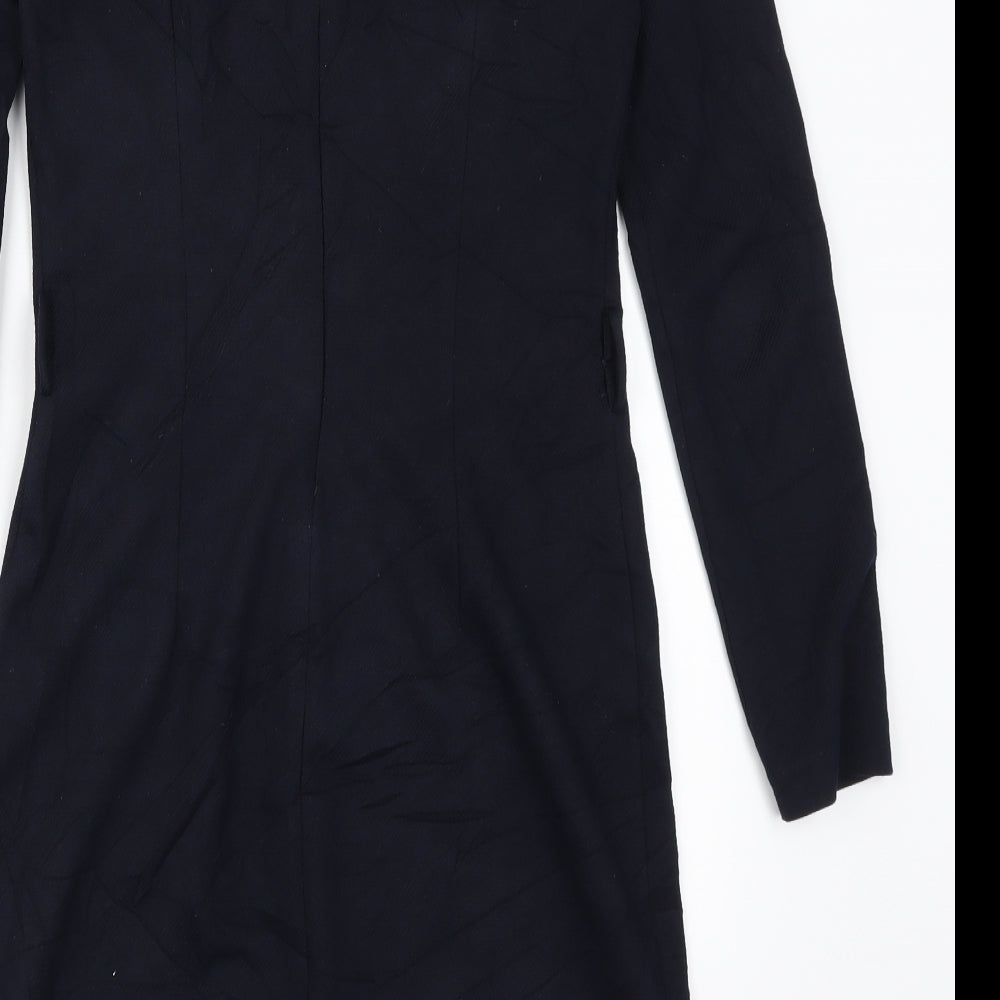 Mango Womens Blue   Pencil Dress  Size M
