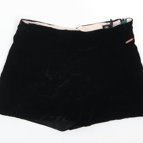 Marks and Spencer Girls Black   Mom Shorts Size 5-6 Years
