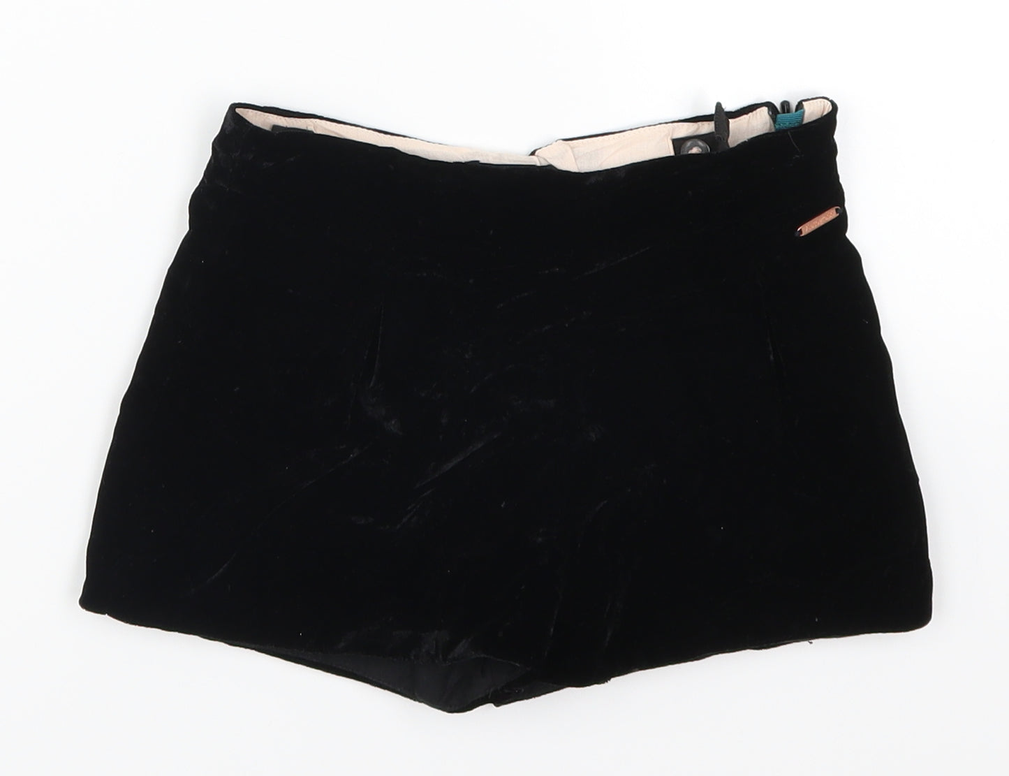 Marks and Spencer Girls Black   Mom Shorts Size 5-6 Years