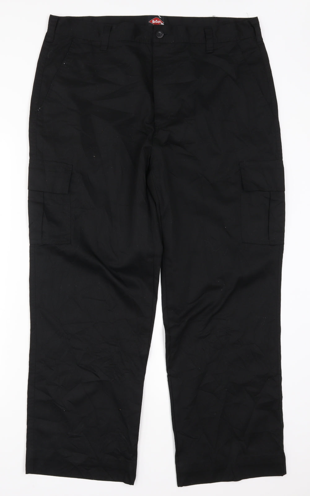 Lee Cooper Mens Black   Cargo Trousers Size 38 L28 in
