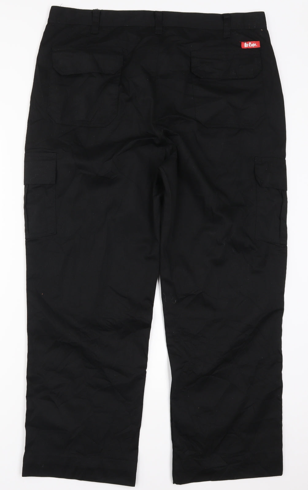 Lee Cooper Mens Black   Cargo Trousers Size 38 L28 in