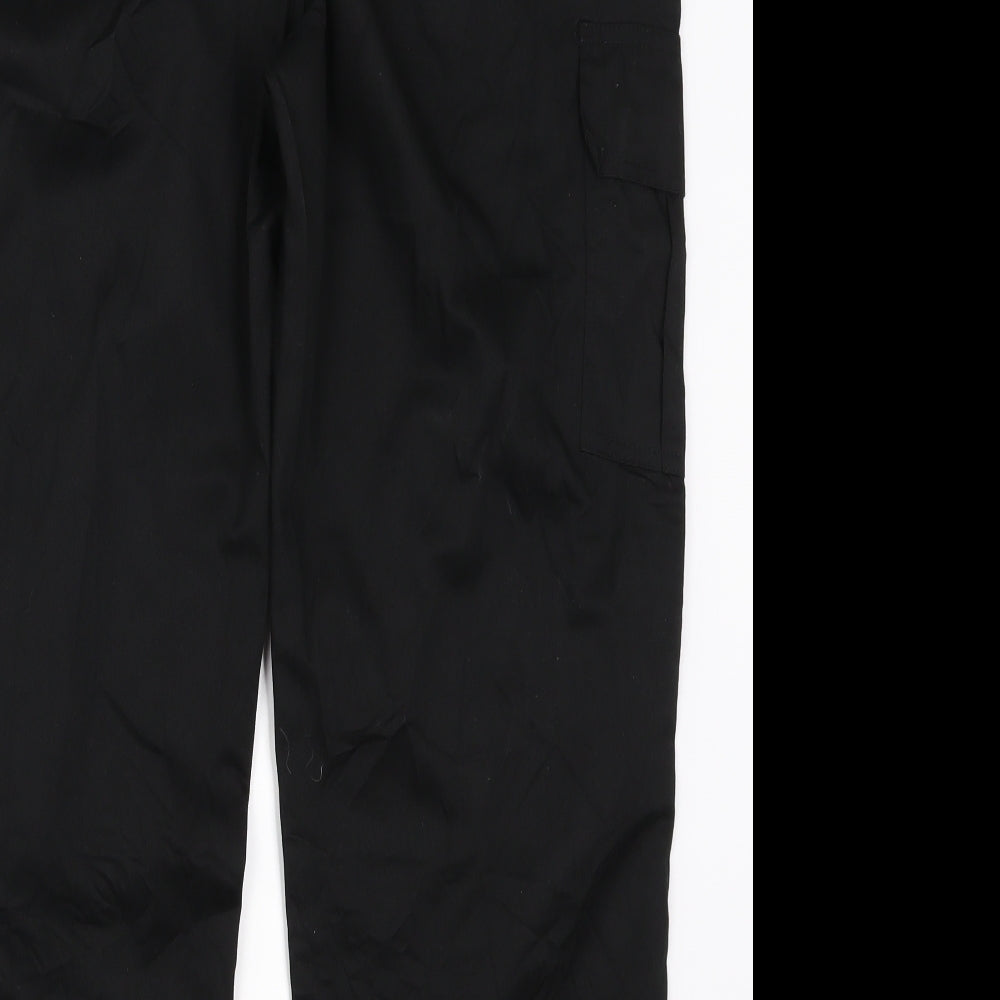 Lee Cooper Mens Black   Cargo Trousers Size 38 L28 in