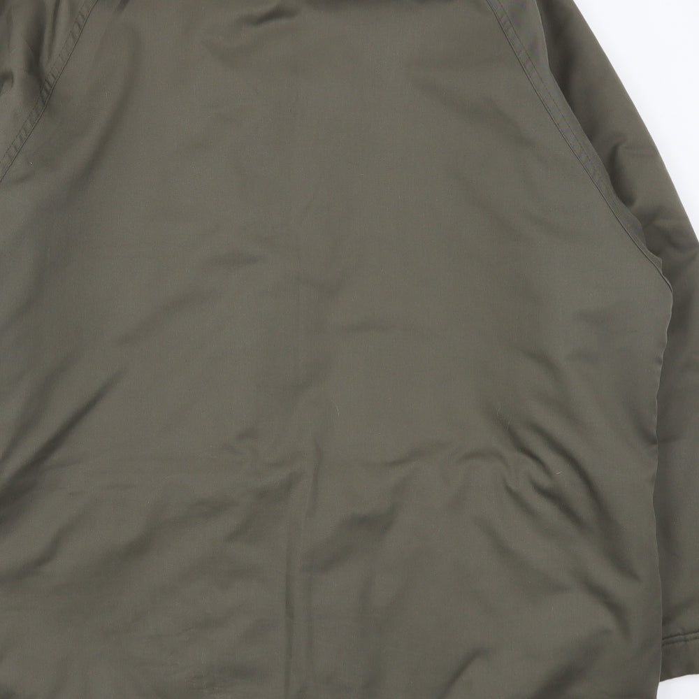 Marks and Spencer Mens Green   Overcoat Coat Size XL