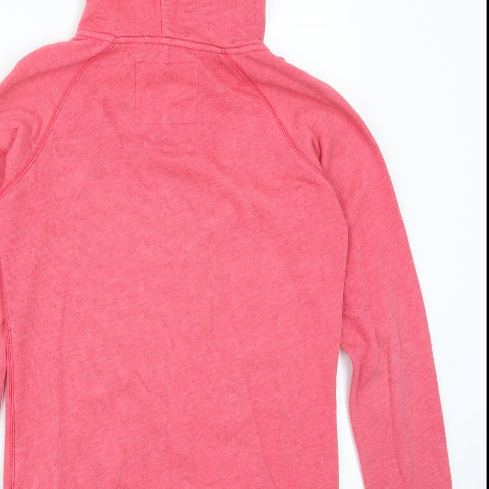 Jack Wills Womens Pink   Pullover Hoodie Size 6