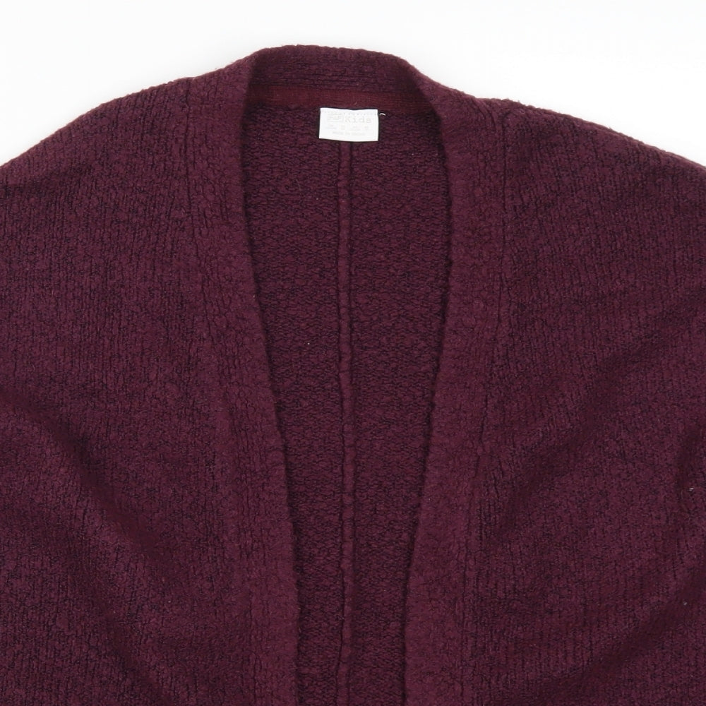 F&F Girls Purple   Cardigan Jumper Size 13-14 Years