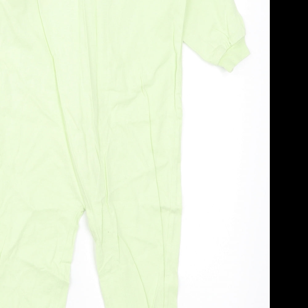 Preworn Baby Green   Babygrow One-Piece Size 9-12 Months  - Winnie The Pooh