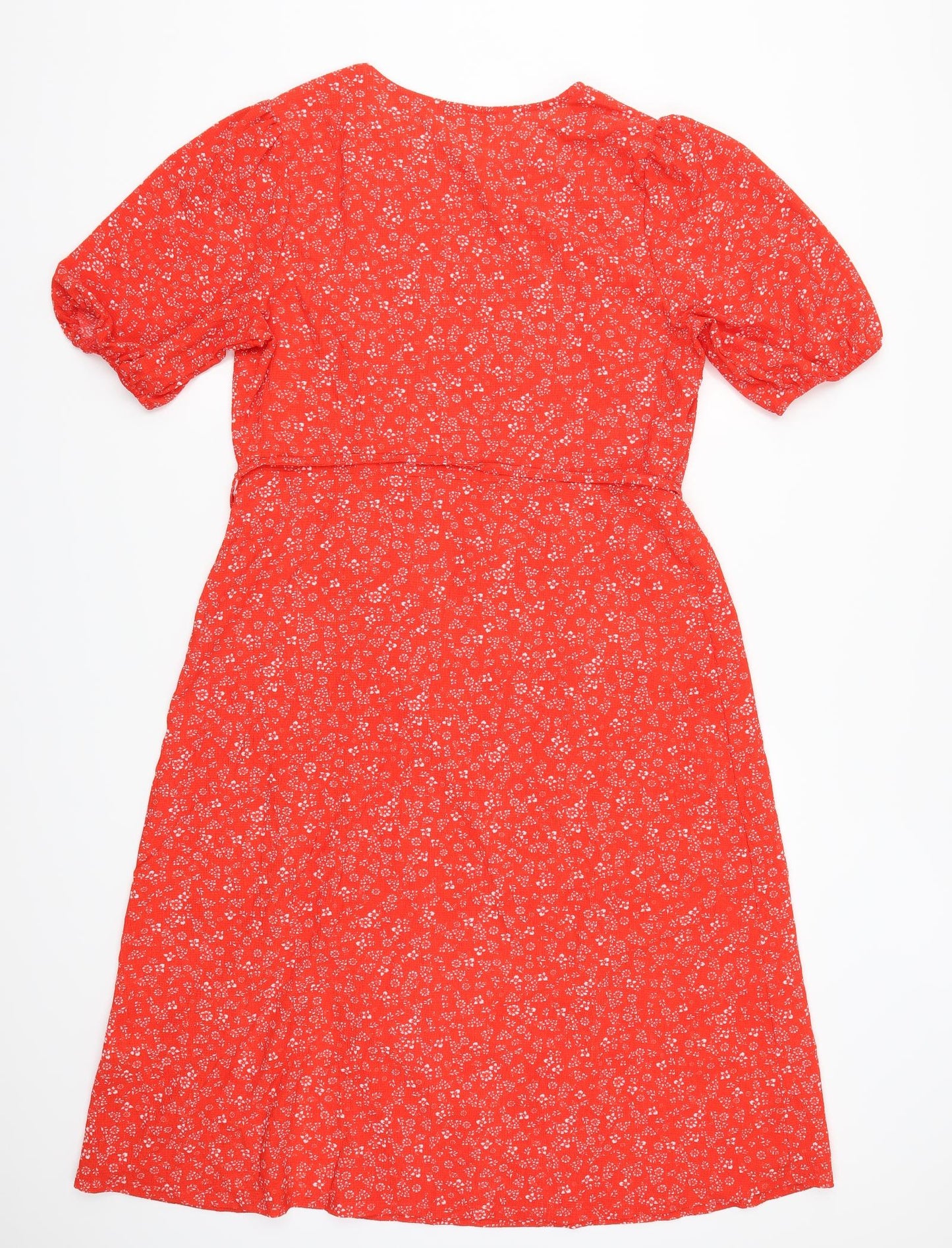 Papaya Womens Red Floral  A-Line  Size 16