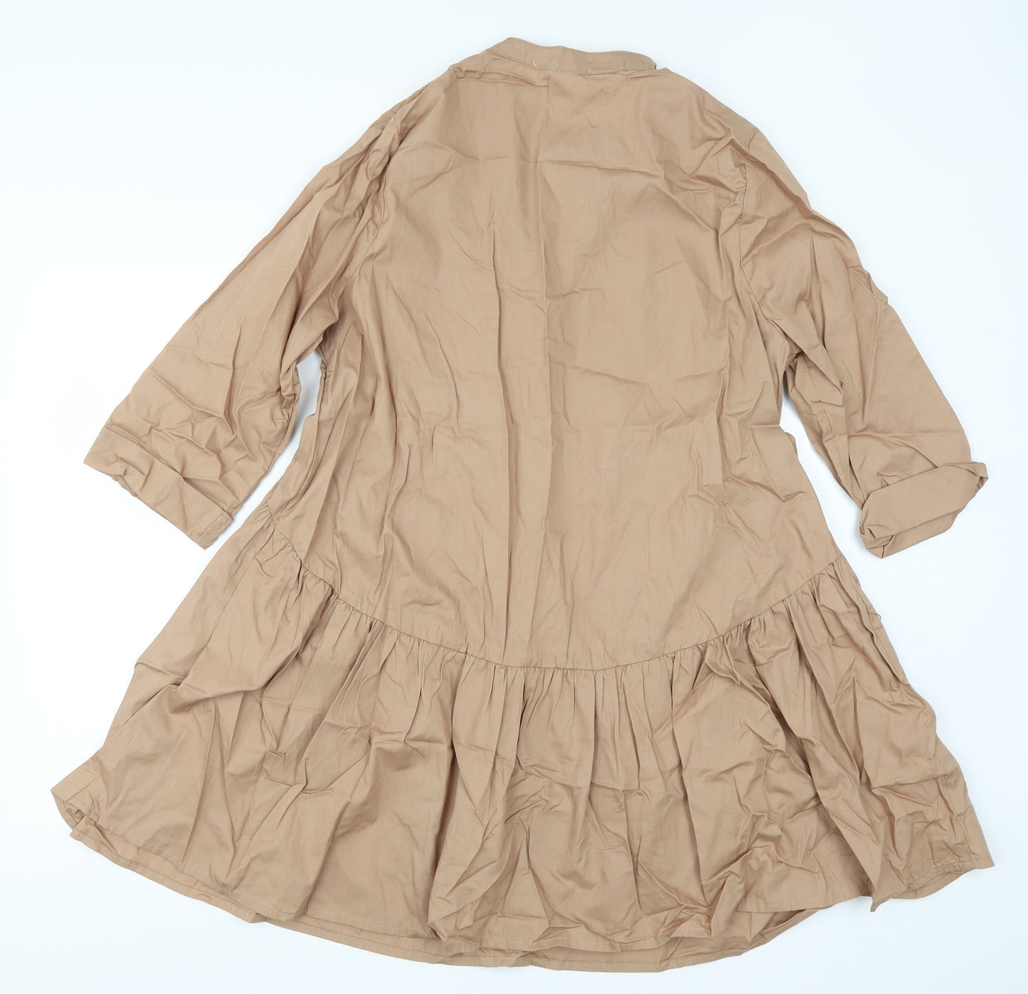 Primark Womens Brown   Shirt Dress  Size 16