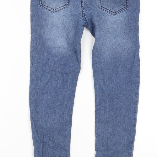 Denim Co Girls Blue  Denim Jegging Jeans Size 9-10 Years - Distressed Look