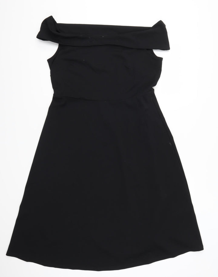 H&M Womens Black A-Line Size L