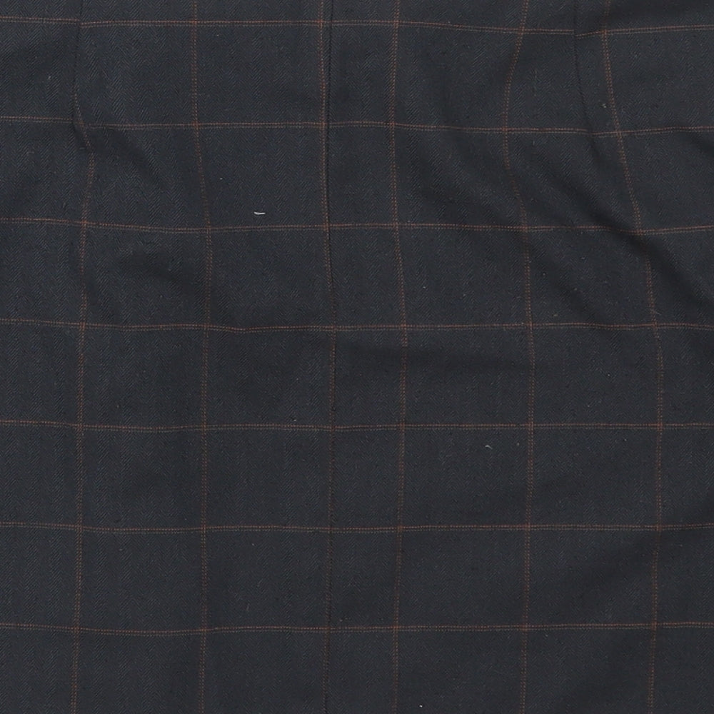 George Womens Grey Check  Skater Skirt Size 14