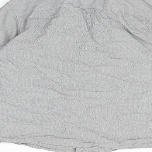 F&F Mens Grey    Button-Up Size 16