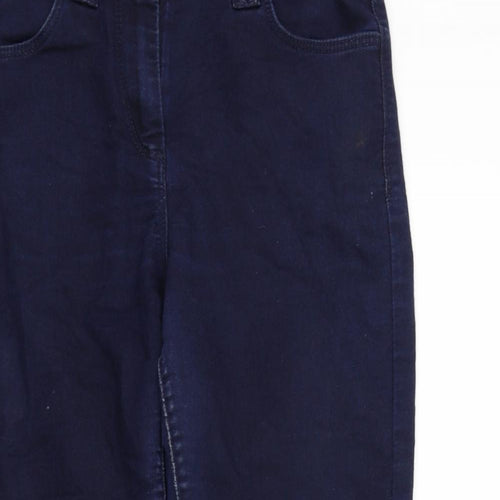Marks and Spencer Womens Blue   Straight Jeans Size 10 L20 in