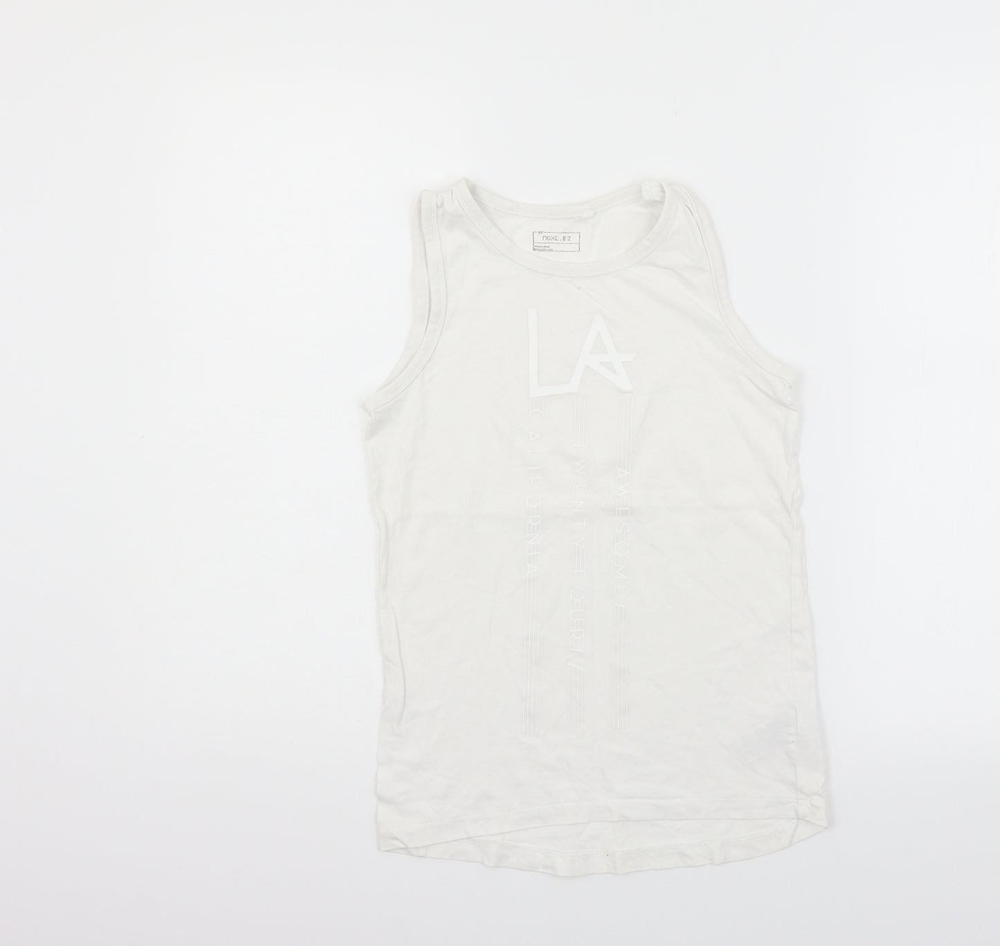 NEXT Girls Silver   Basic Tank Size 9 Years