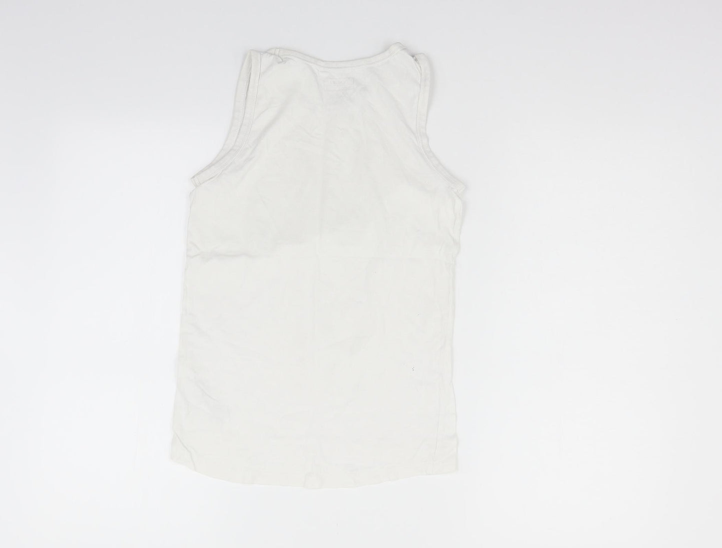 NEXT Girls Silver   Basic Tank Size 9 Years