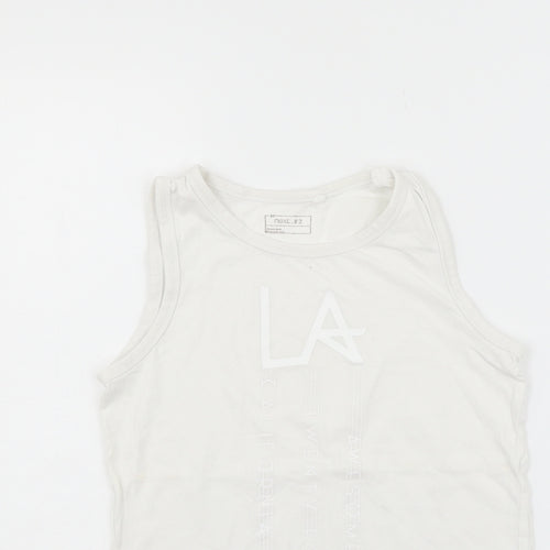 NEXT Girls Silver   Basic Tank Size 9 Years