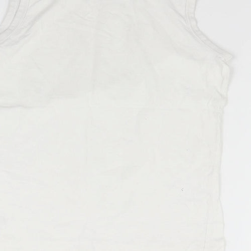 NEXT Girls Silver   Basic Tank Size 9 Years