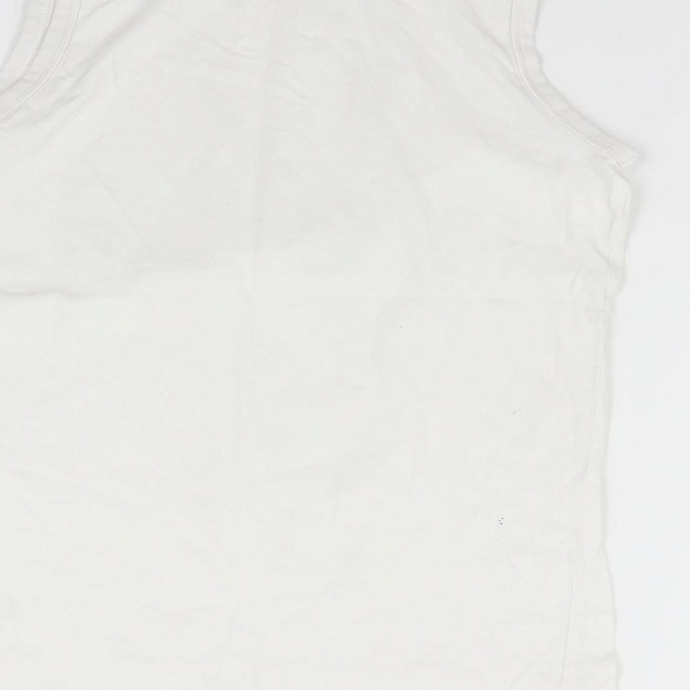 NEXT Girls Silver   Basic Tank Size 9 Years