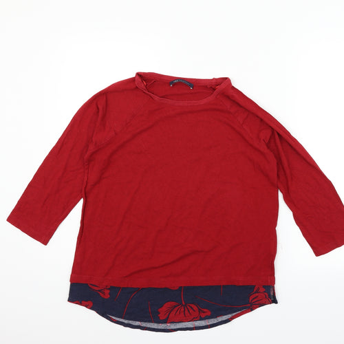 Marks and Spencer Womens Red   Pullover Jumper Size 14