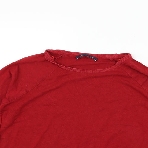 Marks and Spencer Womens Red   Pullover Jumper Size 14