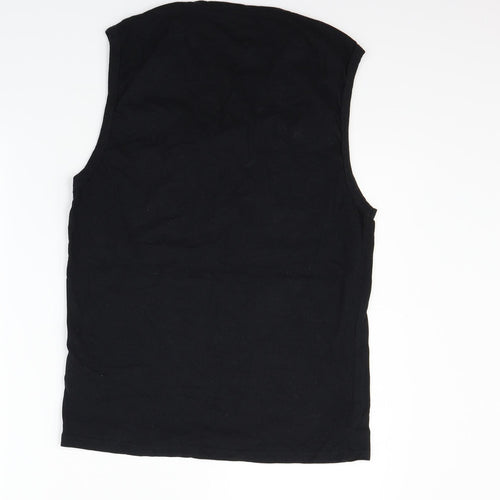 Lonsdale Womens Black   Basic Tank Size L