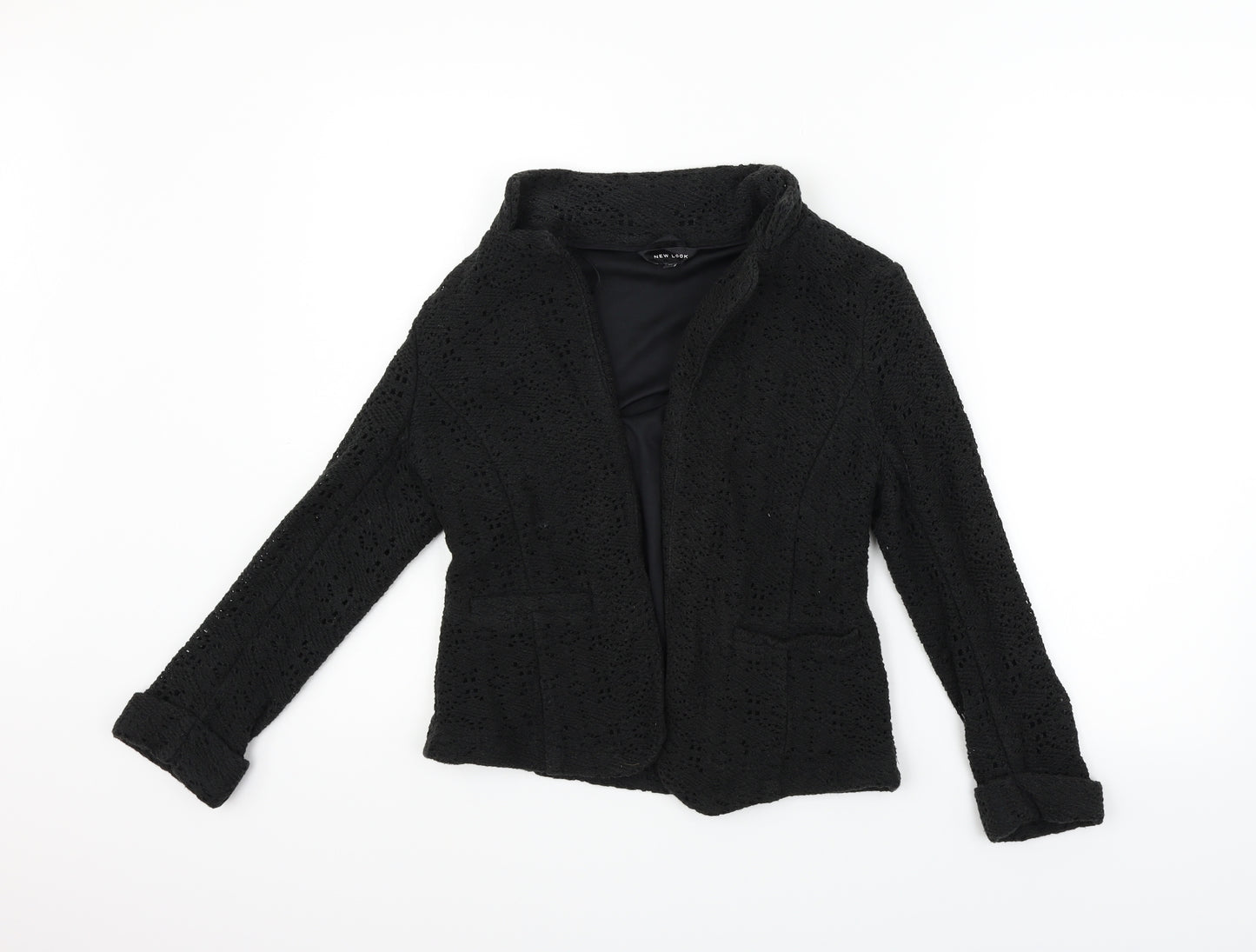 New Look Womens Black   Cape Jumper Size 10