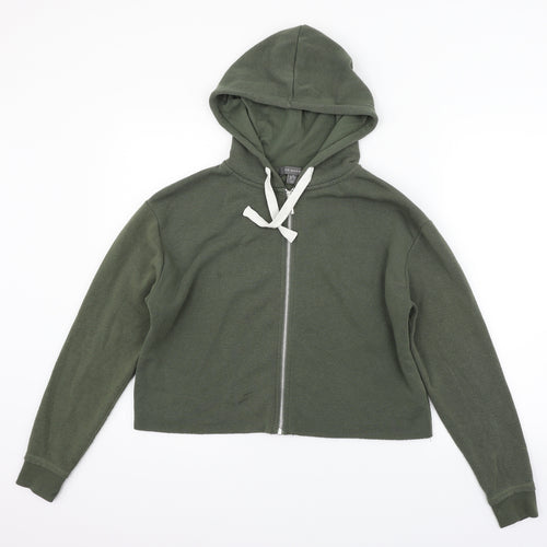 Primark Womens Green   Full Zip Jumper Size M