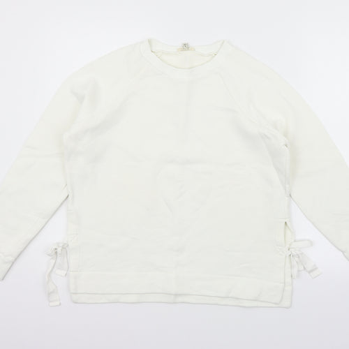 River Island Womens White   Pullover Jumper Size M