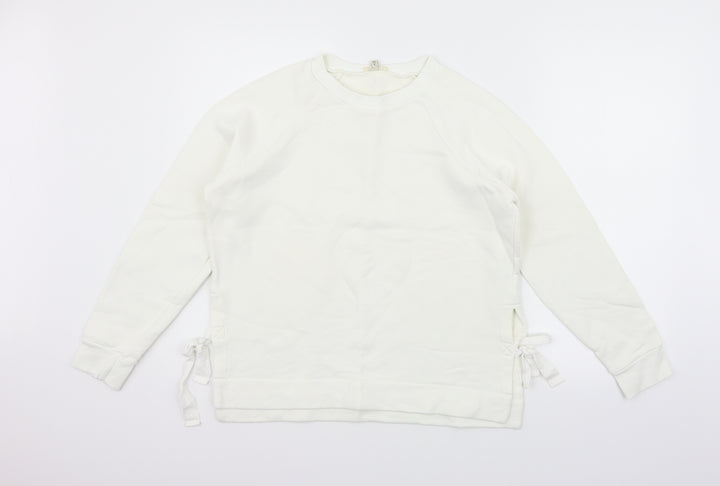 River Island Womens White   Pullover Jumper Size M