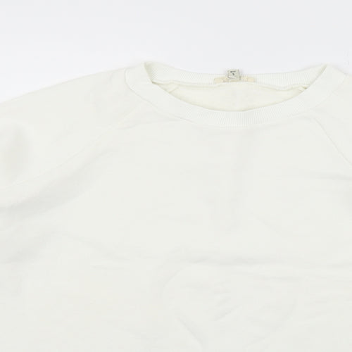 River Island Womens White   Pullover Jumper Size M