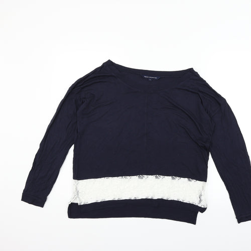 French Connection Womens Blue   Basic T-Shirt Size S
