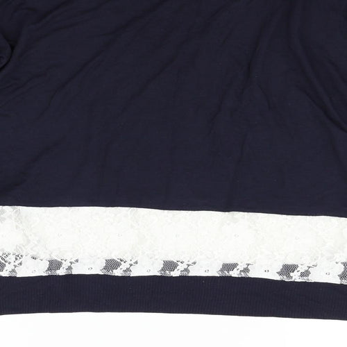 French Connection Womens Blue   Basic T-Shirt Size S