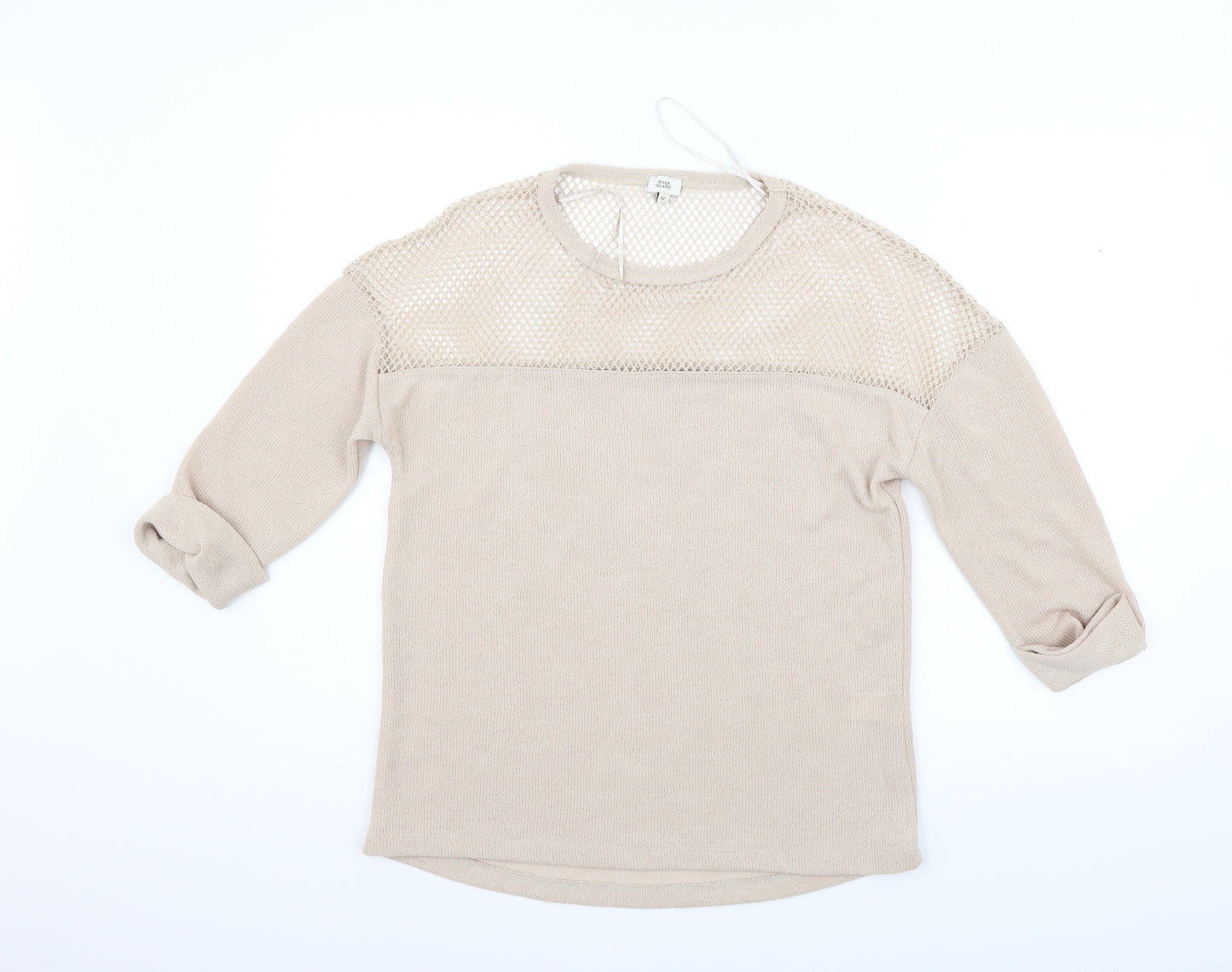 River Island Womens Beige   Pullover Jumper Size 12