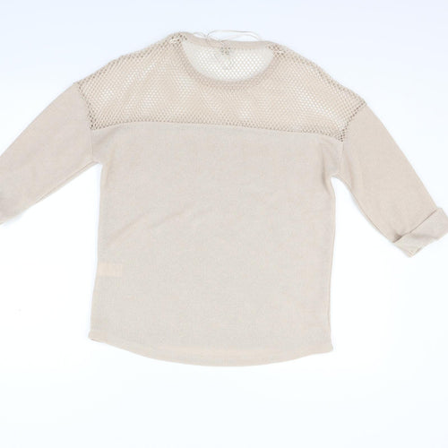 River Island Womens Beige   Pullover Jumper Size 12