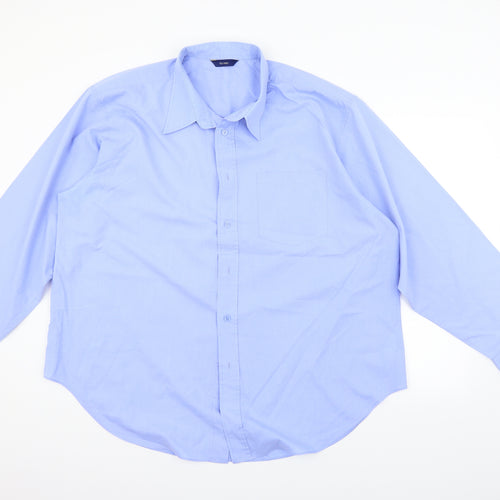 For Men Mens Blue    Button-Up Size 19