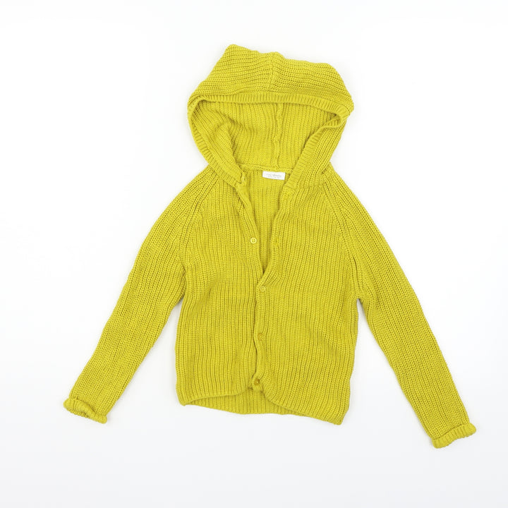 NEXT Girls Yellow Cardigan Jumper Size 12-18 Months