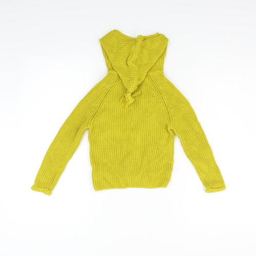 NEXT Girls Yellow   Cardigan Jumper Size 12-18 Months