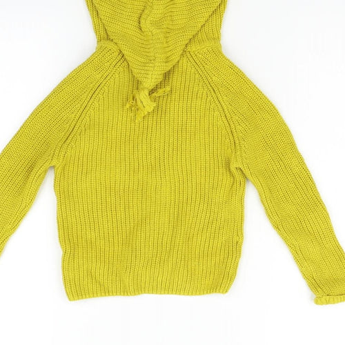 NEXT Girls Yellow   Cardigan Jumper Size 12-18 Months